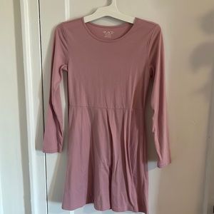 Pink long sleeve dress